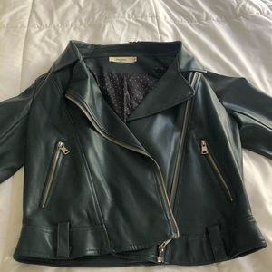 Faux leather jacket